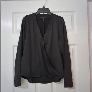 BCBG MaxAzria Black Long Sleeved Blouse